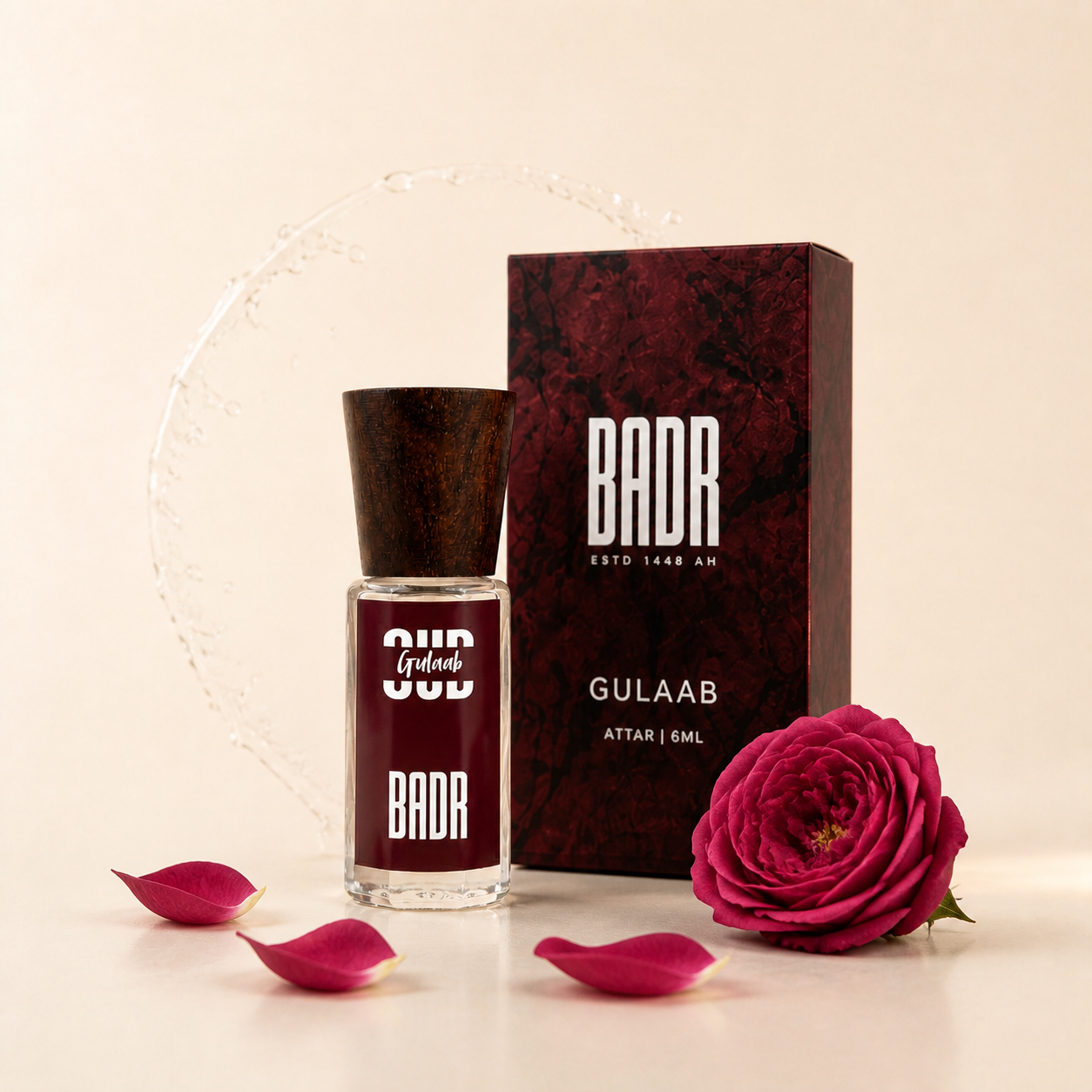 GULAAB bottle and packaging